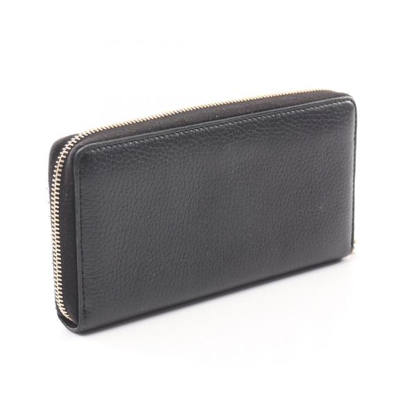 Gucci Leather Soho Interlocking GG Black Long Wallet - Picture 1 of 8